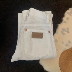 petite white wranglers